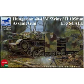 Bronco Models - Hungarian 40/43M Zrinyi II 105mm Assault Gun
