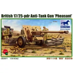 Bronco Models - British 17/25 pdr Anti-Tank Gun PHEASANT