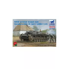   Bronco Models - WWII German Assault Gun Sturmgesch tzIII Ausf D (SdKfz 142) in El Alamein