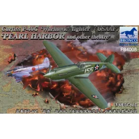   Bronco Models - Curtiss P-40C Warhawk Fighter (US Army Air Force)