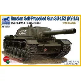   Bronco Models - Russian Self-Propelled Gun SU-152 (KV-14 (April 1943 Production)