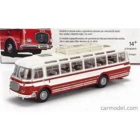 Brekina Plast - Skoda 706 Rto Lux Autobus 1958 Red White