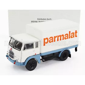   Brekina - FIAT 642 TRUCK CASSONATO PARMALAT 1962 WHITE LIGHT BLUE