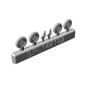 Brengun - Messerschmitt Bf-109 A-F wheels set (2 sets)