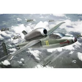   Brengun - 1/144 Heinkel He-162A Plastic construction kit of german fightre