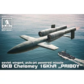  Brengun - 1/48 OKB Chelomey 16KhA PRIBOY missile plastic construction kit of soviet missile