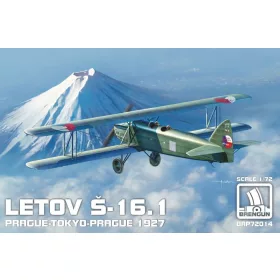   Brengun - 1/72 Letov S-16 1 Prague-Tokyo-Prague Plastic kit with PE parts
