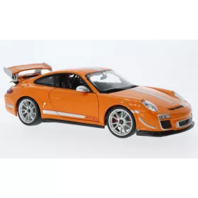   Burago - Porsche 911 GT3 RS 4.0 (997/II)  orange/silber  2012  1:18