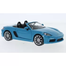 Burago - Porsche 718 Boxster Cabriolet  hellblau  1:24