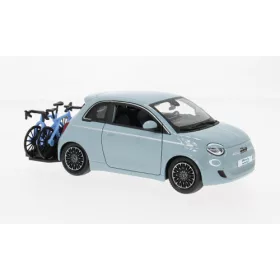 Burago - Fiat 500e blau