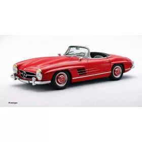   CMC - Mercedes-Benz 300 SL W198 Roadster open red exterior DB 568 black interior sliding windows 1954 - Limited Edition 1500 pcs.