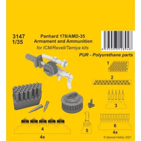   CMK - Panhard 178/AMD-35 Armament and Ammunition (ICM/Revell Tamiya kits)