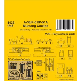CMK - A-36/P-51/P-51A Mustang Cockpit
