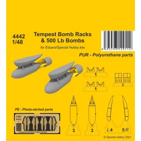 CMK - Tempest Bomb Racks   500 Lb Bombs