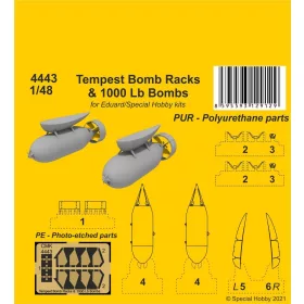 CMK - Tempest Bomb Racks   1000 Lb Bombs