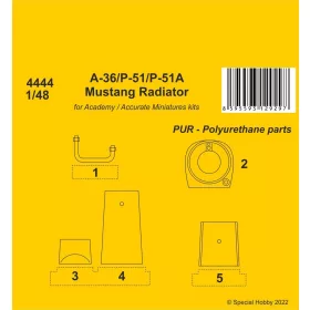 CMK - A-36 Apache / P-51 / P-51A Mustang Radiator