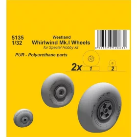 CMK - Westland Whirlwind Mk.I Wheels