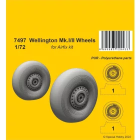 CMK - Wellington Mk.II Wheels 1/72 / for Airfix kit