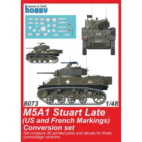 CMK - M5A1 Stuart Late (US Army) Conversion set for Tamiya
