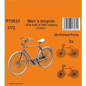   CMK - 1/72 Men s bicycle - first half of 20th century (3 pcs.)