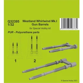 CMK - Westland Whirlwind Mk.I Gun Barrels
