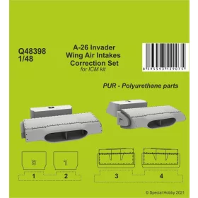 CMK - A-26 Invader Wings Air Intakes Correction Set