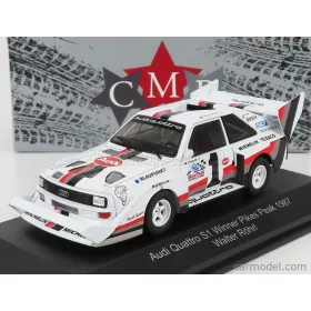   Cmr - Audi Quattro Sport S1 E2 N 1 Winner Rally Pikes Peak Hill Climb 1987 W.Rohrl Yellow White Red