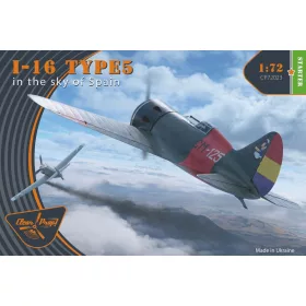 Clear Prop Models - I-16 type 5 (in the sky of Spain)