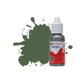   Humbrol - HUMBROL ACRYLIC DROPPER BOTTLE 14ML No 117 US Light Green - Matt