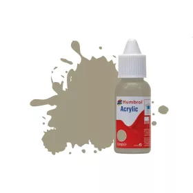   Humbrol - HUMBROL ACRYLIC DROPPER BOTTLE 14ML No.168 Hemp/Camouflage Beige Matt