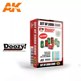 AK-Interactive - Set Of Soda Cans 1/24