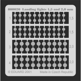 Eduard - Landing Lights 1 5 and 2mm