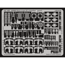 Eduard - A6M2 Zero Type 21 Exterior for Tamiya