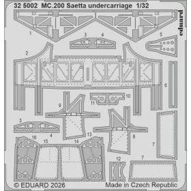 Eduard - MC.200 Saetta undercarriage for Italeri