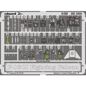Eduard - F-16CJ Interior for Tamiya
