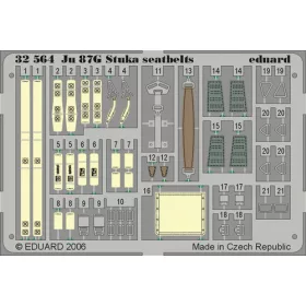 Eduard - Ju 87G Stuka  Seatbelts for Hasegawa