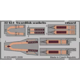 Eduard - Swordfish Seatbelts for Trumpeter