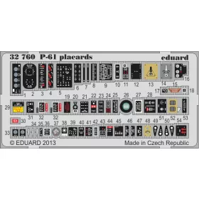 Eduard - P-61 Placards for Hobbyboss