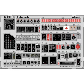 Eduard - B-17 Placards for Hk Models