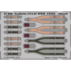 Eduard - Seatbelts USAAF WWII Steel