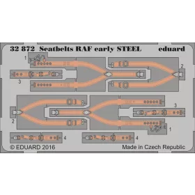 Eduard - Seatbelts RAF Early Steel