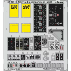 Eduard - B-17E/F Radio Compartment for Hk Model