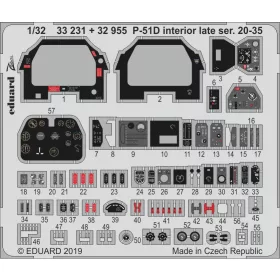 Eduard - P-51D Interior Late Ser. 20-35 for Tamiya