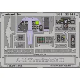 Eduard - A-10 Thunderbolt II Dashboard for Trumpeter