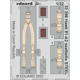 Eduard - Hawk 81-A2 Seatbelts Steel