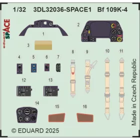 Eduard - Bf 109K-4 SPACE 1/32 for Kotare