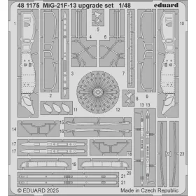 Eduard - MiG-21F-13 upgrade set 1/48 for Eduard