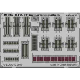 Eduard - B-17G Flying Fortress seatbelts for Revell/Monogram