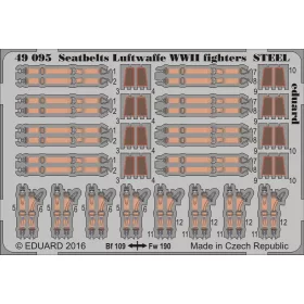 Eduard - Seatbelts Luftwaffe WWII fighters STEEL