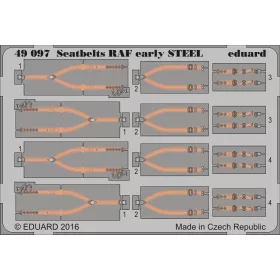 Eduard - Seatbeltes RAF early STEEL
